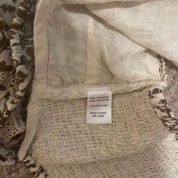 Tularosa James Top in Priya Camel Floral Size Small Crop top Beige Floral - Picture 7 of 7